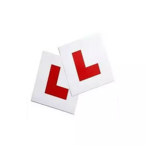 ⭐️ 2 x L Plate Magnetic Exterior Car New Pair Learner Plates Secure & Safe ⭐️