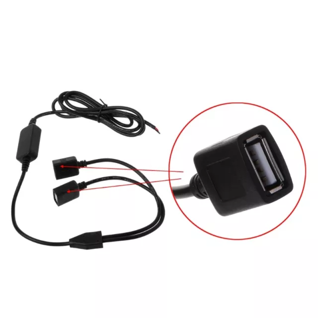Car Charger USB Female Plug 12V to 5V 3A for to for Power Supply Conv 3