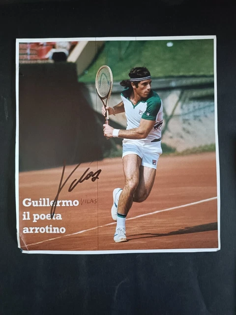 A very young-looking Guillermo Vilas with Bjorn Borg
