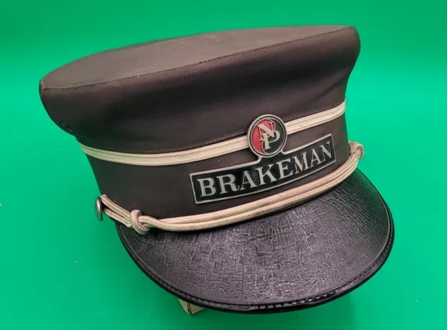 VINTAGE NORTHERN PACIFIC BRAKEMAN Railroad Hat - Great Condition - ALL ...
