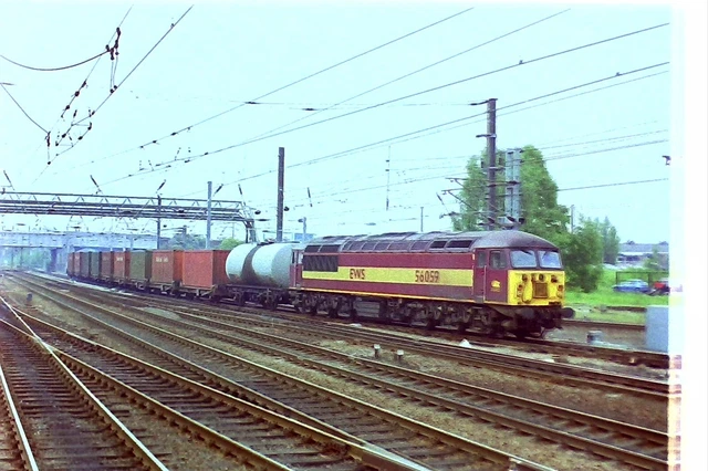 35MM RAILWAY COLOUR Negative Class 56 059 at Doncaster £1.75 - PicClick UK