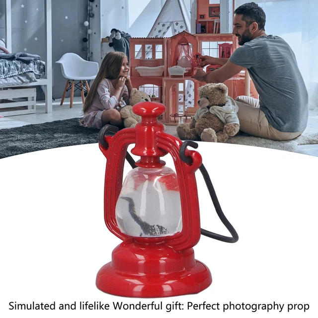 Dollhouse Lamp Dollhouse Kerosene Lamp Retro Decoration Funny Simulated For Home