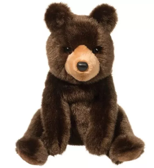 Cal 10" tall Brown Bear Plush Stuffed Animal by Douglas Cuddle Toys Lovey Doll