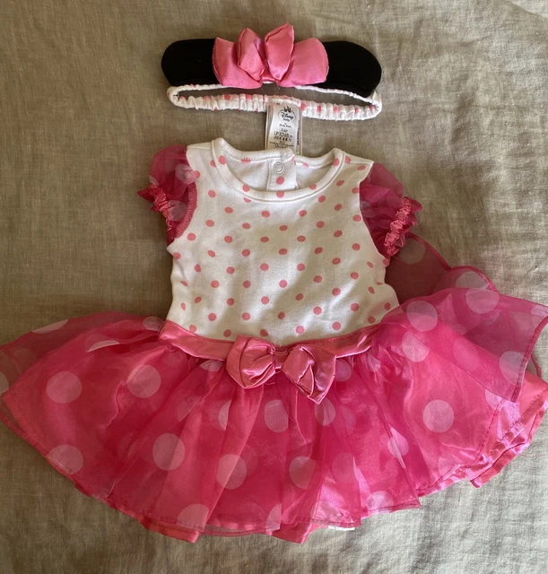 Disney Baby Minnie Mouse Costumes Girls Size 3-6months Disney Store