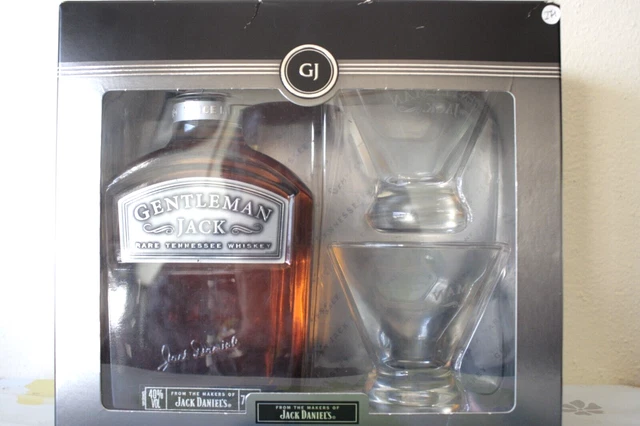 Whisky  Jack Daniel's Gentlemann Box+2 Bicchieri