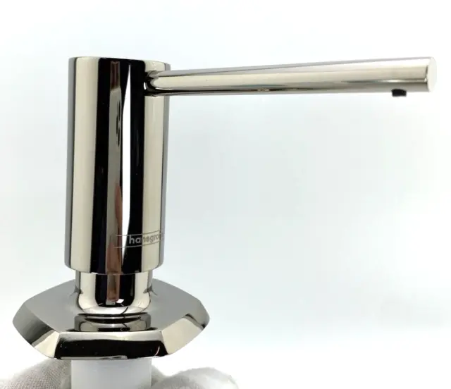 🆕 Hansgrohe 04857830 Locarno Countertop Kitchen Soap Dispenser, Polished Nickel