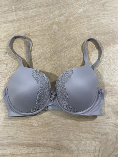 Victoria's Secret Body By Victoria Perfect Shape Bra Size 32DD Gray