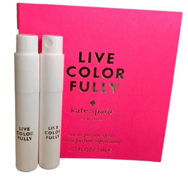 KATE SPADE LIVE COLORFULLY Eau de Parfum Mini Spray .03 fl oz Sample Size