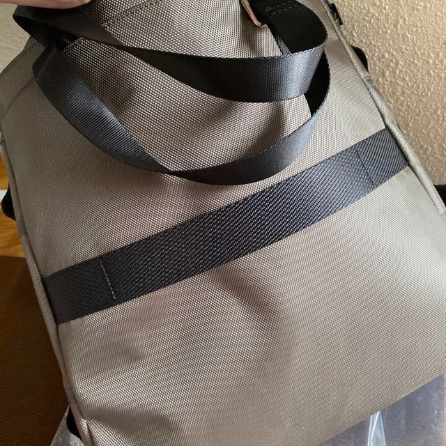 TUMI Alpha Bravo Liaison Travel Tote Bag Nylon Olive Green 1425061041 Used 7