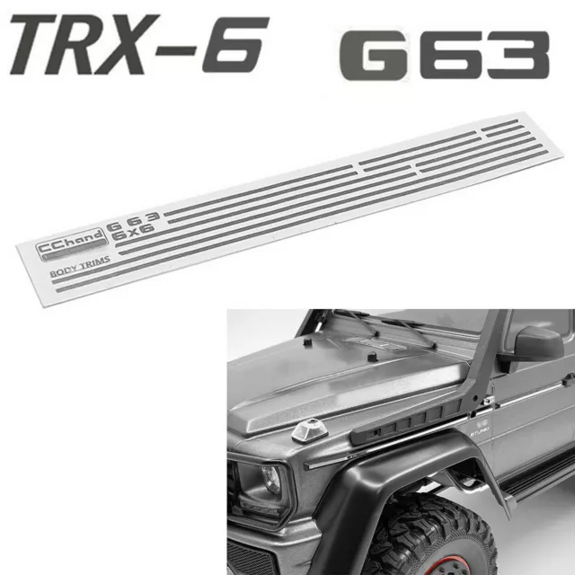 For TRAXXAS TRX6 6X6 G63 RC Car Crawler Damp-proof Decal Decorative Strip Kit