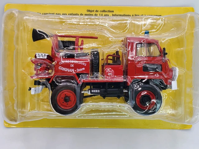 Miniature Camion De Pompiers 1/43 - Guinard-Incendie Sur Sinpar Castor, OPO 10