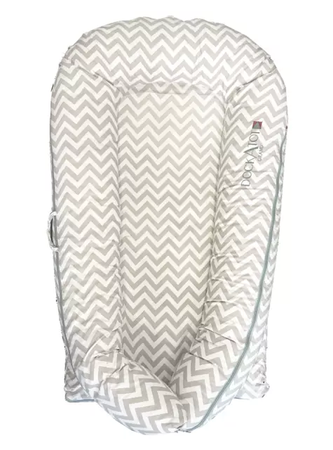 DockATot Grand Dock Stage 2 (9-36 Months) Silver Lining Chevron Free Shipping