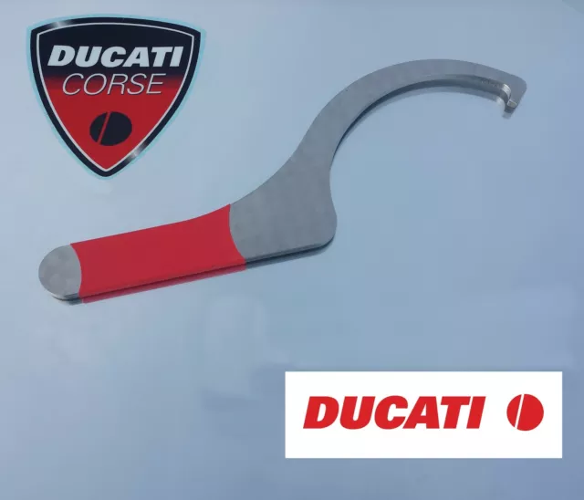 Ducati Diavel/Panigale Kettennabe Versteller Werkzeug in Edelstahl 5 mm dick.