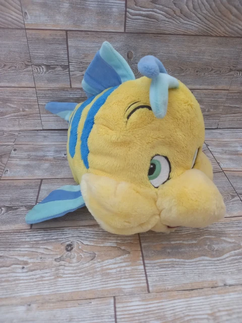 DISNEY LITTLE MERMAID Flounder Plush Soft Toy 12" Disneyland Resort ...
