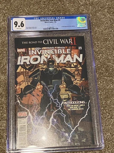 Invincible Iron Man #9 (2016) CGC 9.6 1st Full Riri Williams