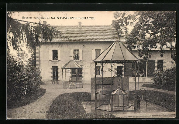 CPA Saint-Parize-le-Chatel, Sources minérales