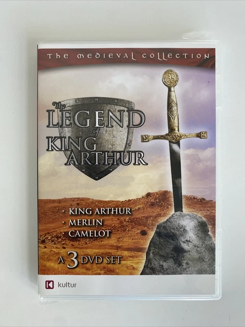 LEGEND OF KING ARTHUR 3 DVD Set Legend Of King Arthur 3 Disc Set Merlin ...