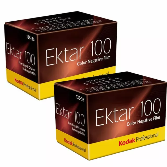 Kodak Ektar 100 Professional Film 135 (36 Exp) - 2 Pack