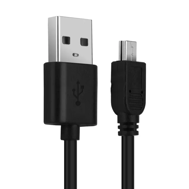 USB Kabel für Mitac Mio Spirit 470 Full Europa Mio C520t Ladekabel 2A schwarz