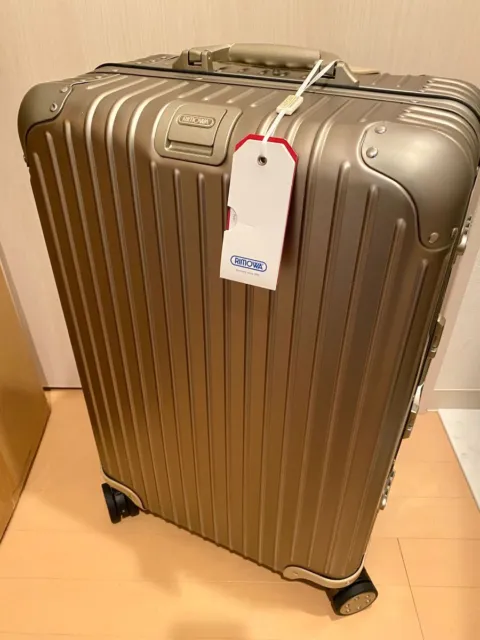 Rimowa Topaz Topas Titanium 67L 4-wheels Carry Case Suitcase new
