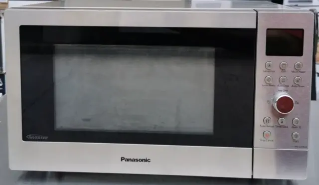 Panasonic 27L Stainless Steel 3-in-1 Convection Microwave Oven NN-CD58JS -Refurb