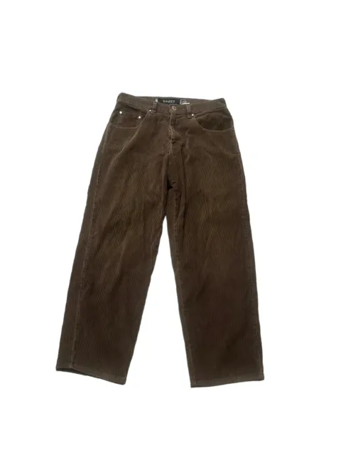 Vintage Y2K Levi's Silvertab Brown Corduroy Carpenter Baggy Pants