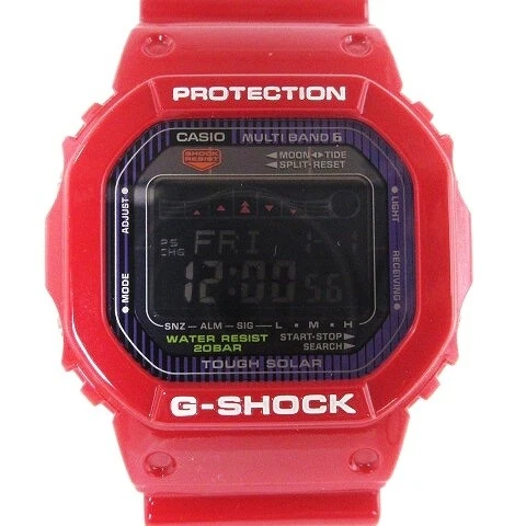 Unused CASSIOZY SHOCK CASIO G SHOCK G LIDE Watch Tough Solar Digital GWX 5600C