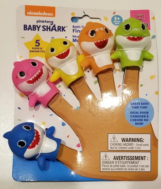 Pinkfong Baby Shark Bath Finger Puppets Walmart Canad vrogue.co