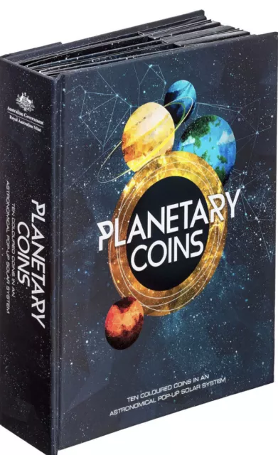 FULL SET 2017 Planetary Coin Set - Rare Complete Set includes $2 Mars Coin