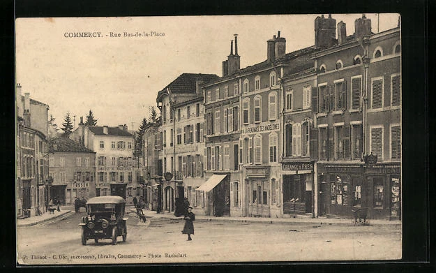 CPA Commercy, Rue Bas-de-la-Place