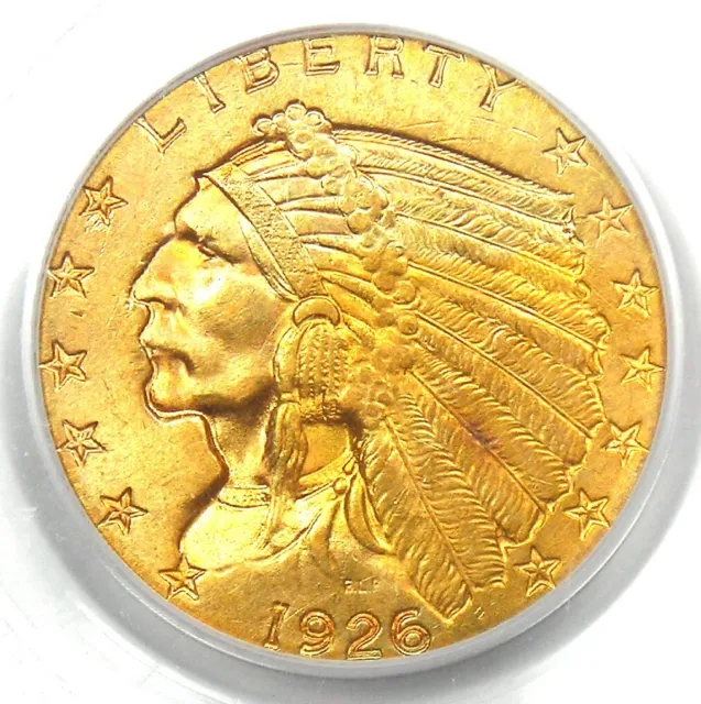 1926 INDIAN GOLD Quarter Eagle $2.50 Coin - PCGS MS63 (BU UNC