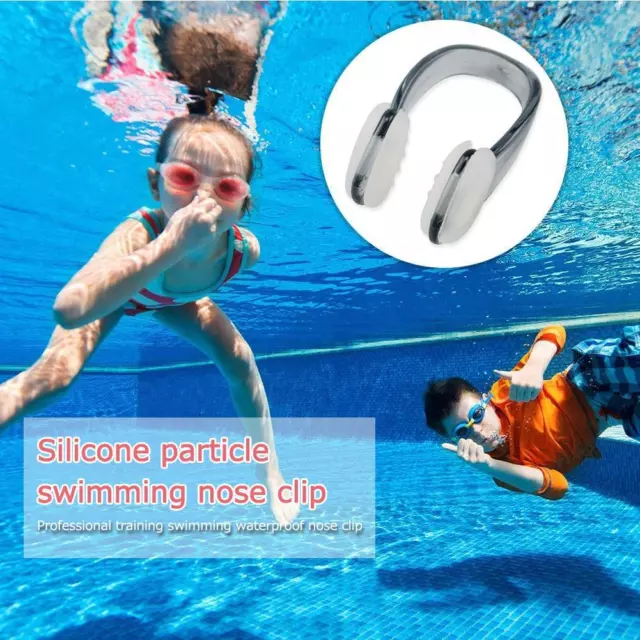HIMS Clip de nariz de nataci? de silicona suave c?odo buceo surf nataci? nariz c