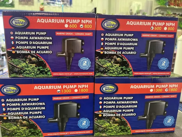 High Quality Aqua Nova Aquarium Powerheads - 4 Sizes Available