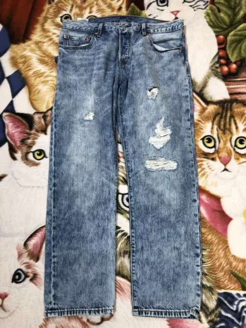 LEVIS 501 CT 3 Tasten Fly Jeans L5155 S37303 GERADER SCHNITT W30 EUR 55 17 PicClick DE