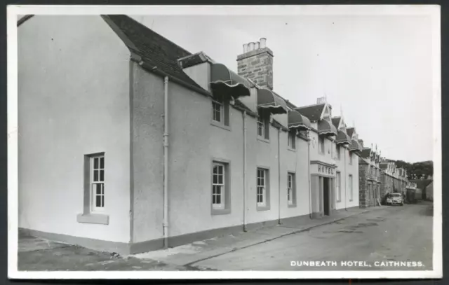 Thurso Wick Caithness - Dunbeath Hotel Dunbeath RP c1950 (R2929)