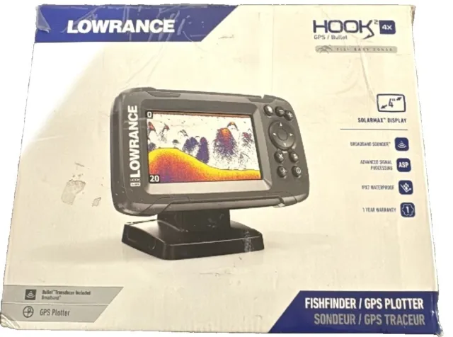 Lowrance HOOK²-4X GPS 4 Fishfinder GPS TrackPlotter All Season Pack  [000-14179-001]