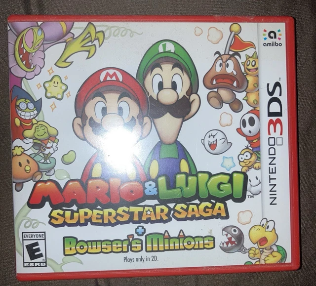 Mario & Luigi Superstar Saga + Bowser's Minions - Nintendo 3DS - PAL - Neuf Sous Film