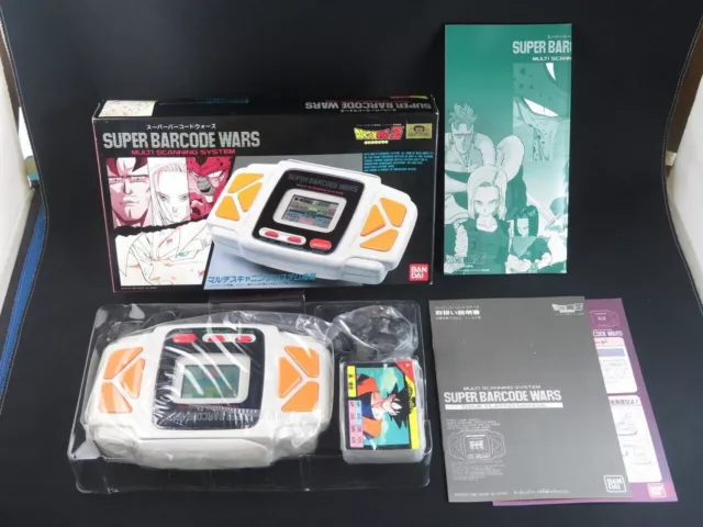 NUEVO Dragon Ball Z Super Barcode Wars BANDAI Sistema de escaneo múltiple...