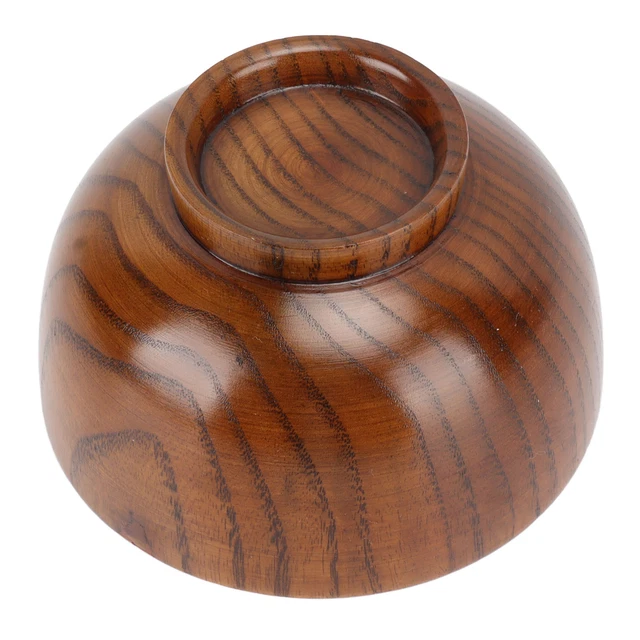Tazón de madera Aeun estilo simple multifuncional estilo japonés tazón de madera para