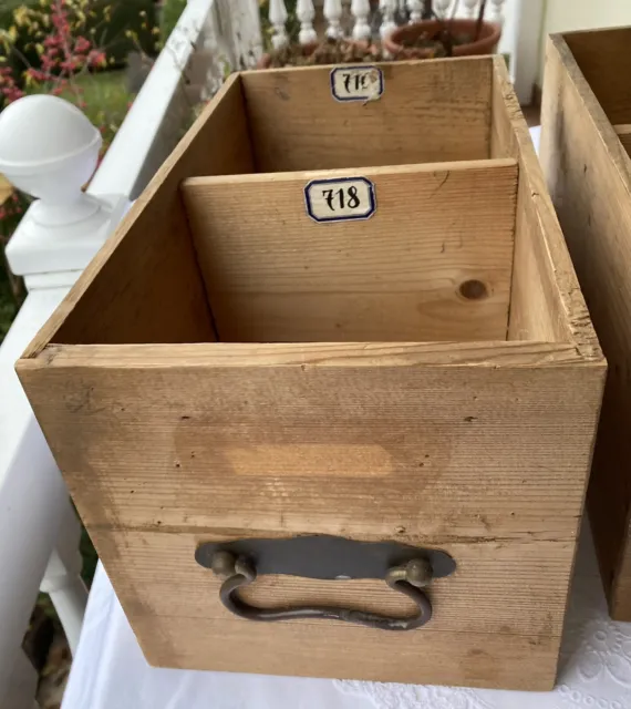 Antike Schublade - original Beschlag - gebraucht - gereinigt - gebrauchsfertig