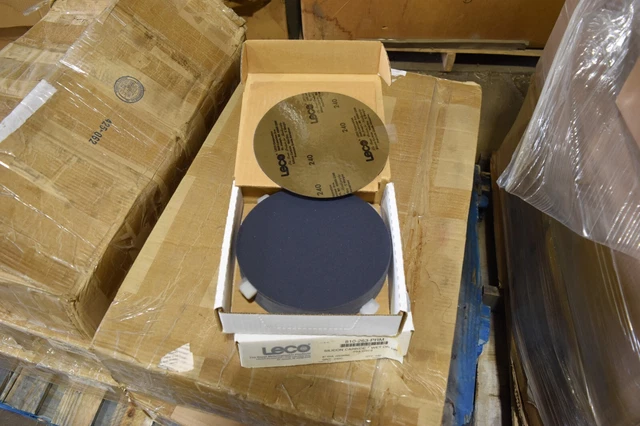 (Box Of 100) Leco 810-263-Prm 240 Grit Silicon Wet Or Dry 8" Carbide Disc