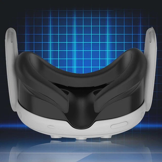 E# Silicone Protective Eye Pad VR Face Cover Anti-sweat for Meta Quest 3 VR Glas