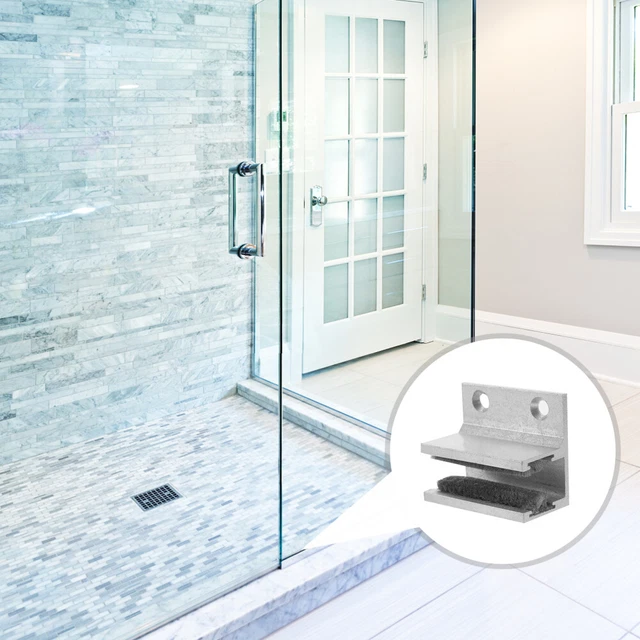 Guida Inferiore Per Porta Doccia Scorrevole In Plastica Antiruggine - Supporto Regolabile, Facile Da Installare - Foto 8