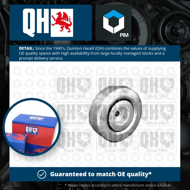 Puleggia cintura inattiva si adatta a OPEL OMEGA B 2.5D 94-03 guida deflessione QH nuova