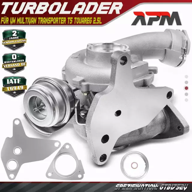 Turbo pour VW Multivan T5 7EF Transporteur V T5 7EB 7EA 7JD 2.5 Tdi 2003-2009