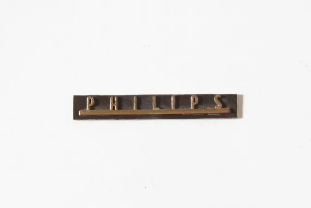 Logo "Philips" pour radio Vintage