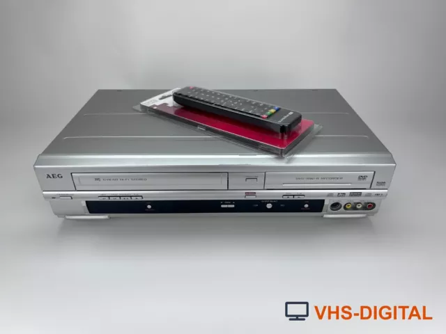 AEG DVD-R 4509 - DVD VHS Video Recorder VCR Kombigerät zum Digitalisieren