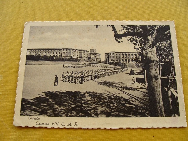 (FG.A54) ORVIETO - CASERMA VIII C.A.R. animata (ed. Menchinelli) Piave 8° CAR