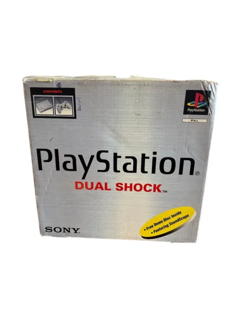 Sony PlayStation 1 Classic Console W Original Box SCPH 7502 - read description