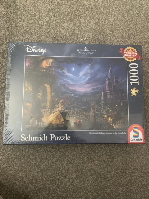 THOMAS KINKADE: SCHMIDT Disney Beauty And The Beast 1000 Piece Jigsaw ...